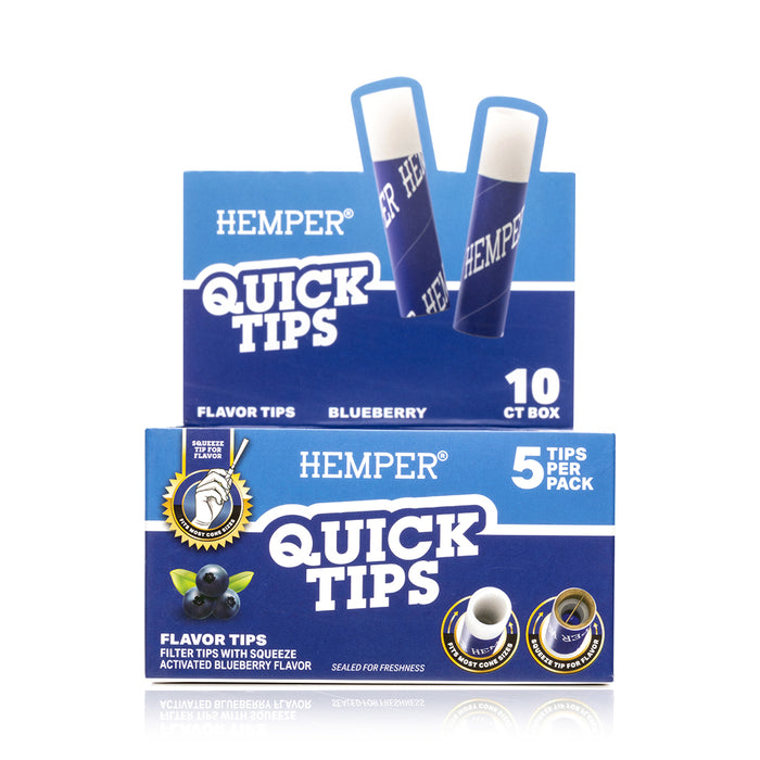 HEMPER - Blueberry Quick Tips - Display 10ct
