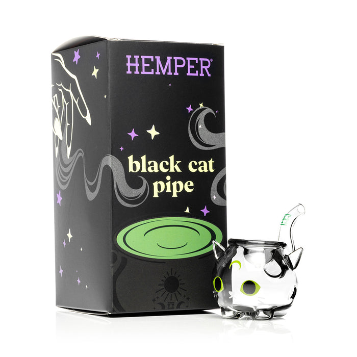 HEMPER -Black Cat  Hand pipe 3"