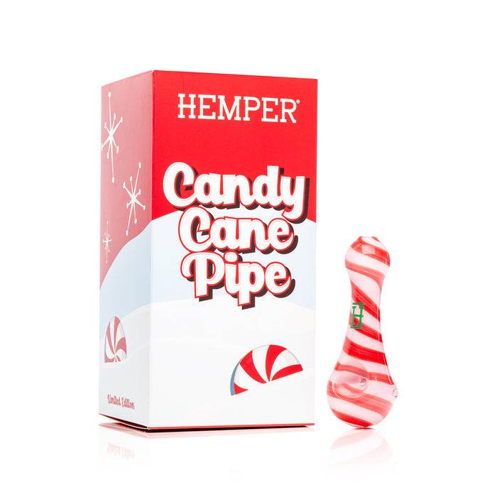 HEMPER- Candy Cane Hand Pipe