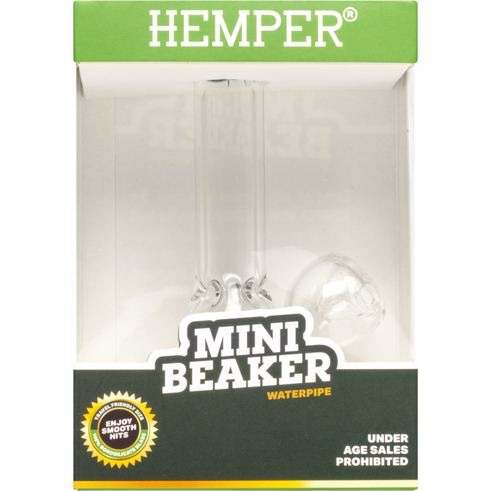 HEMPER - Mini Beaker Bong Display 4 Count
