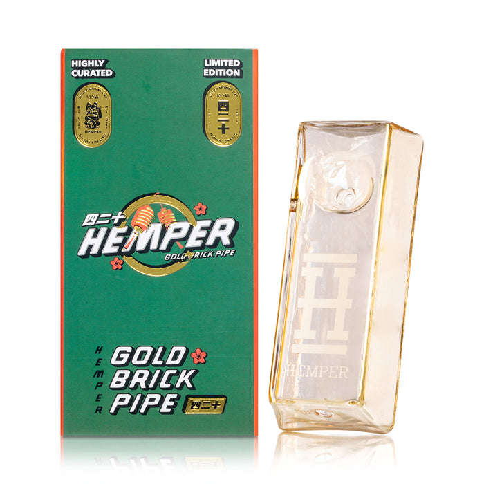 HEMPER - Gold Brick Handpipe
