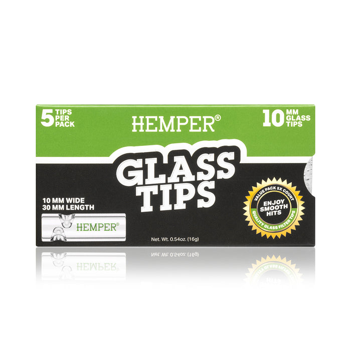 HEMPER - Glass Filter Tips 10mm | Display