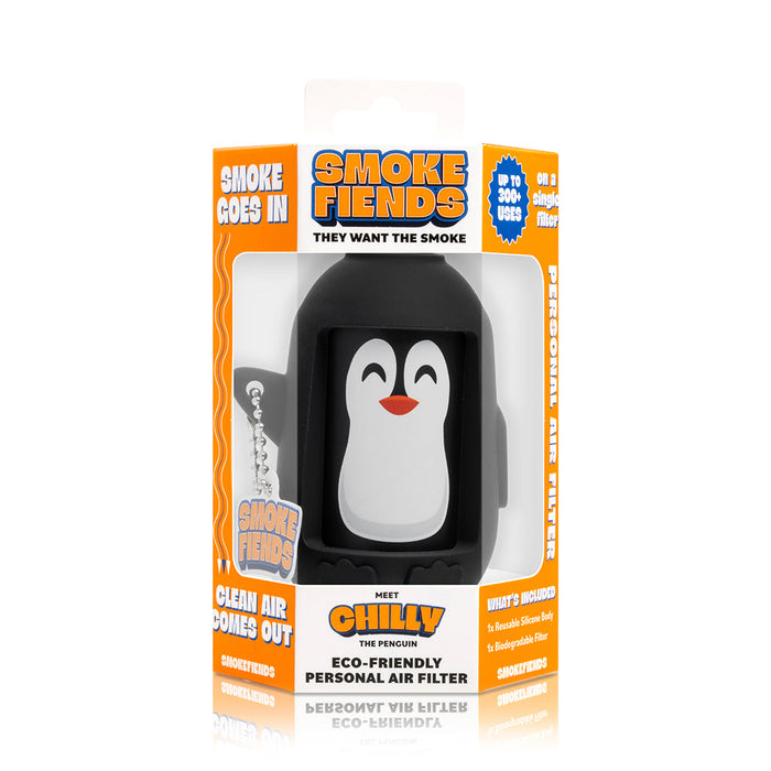 Smoke Fiends - Chilly The Penguin Themed Eco-Friendly Personal Air Filter