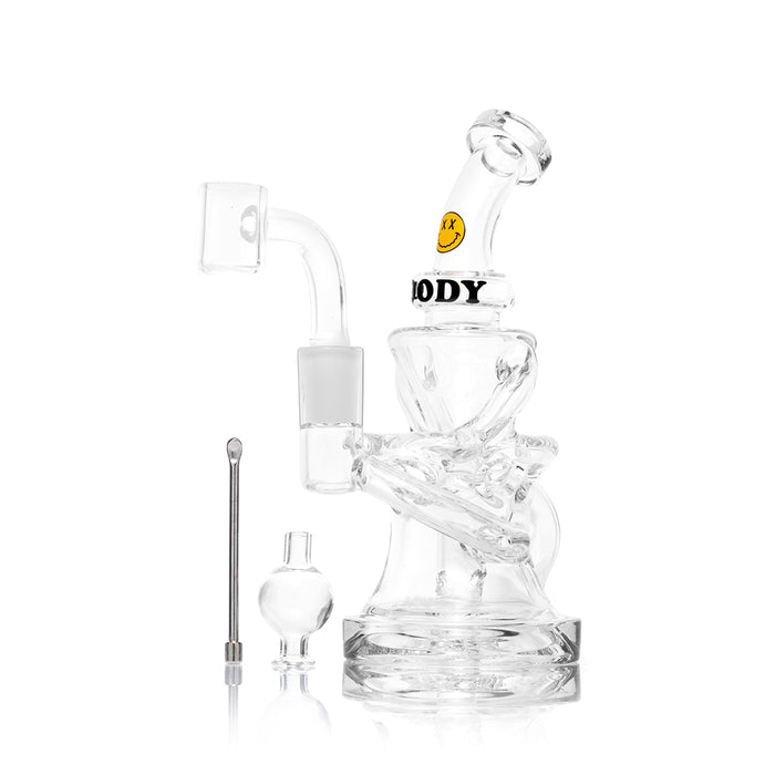 Goody Glass - Miss Swiss Mini Dab Rig 4-Piece Kit