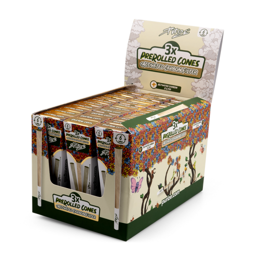 30x 3 Purize® Activated Prerolled Cones Xtra Slim Size