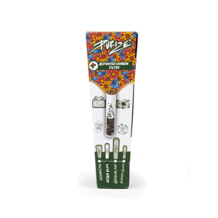 30x 3 Purize® Activated Prerolled Cones Xtra Slim Size