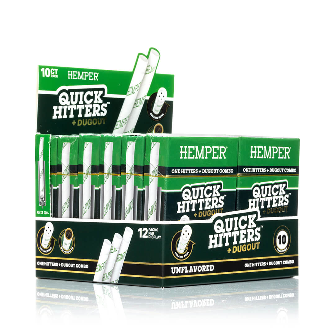 HEMPER Quick Hitters Dugout - Natural - Display 12ct — Hara Brands