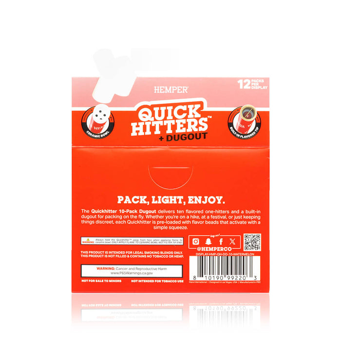 HEMPER Quick Hitters Dugout - Watermelon - Display