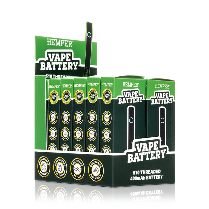 510 Thread Vape Battery - Display