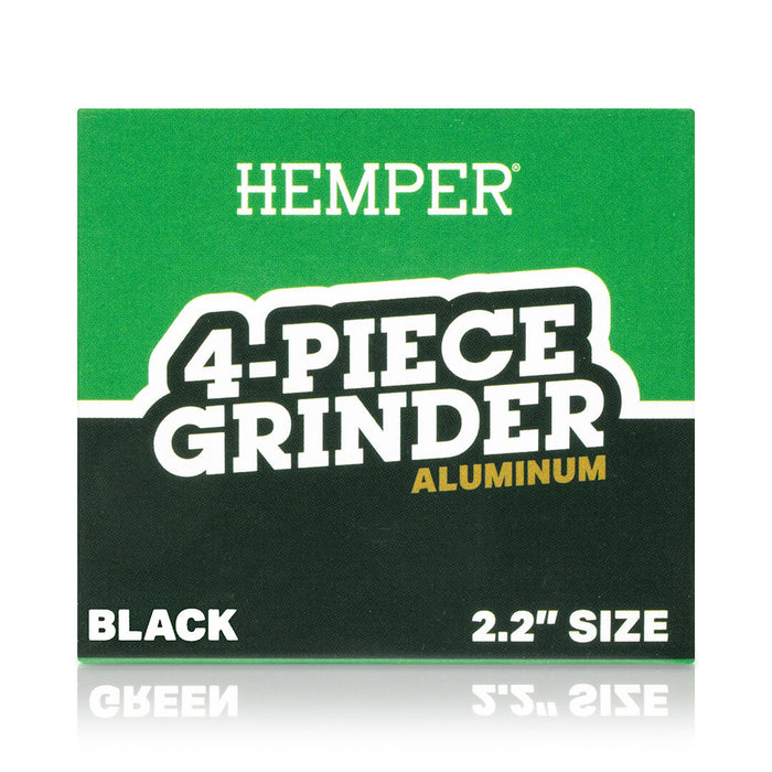 Hemper - Anodized Aluminum Herb Grinder | 4 Piece 2.2" Large Size
