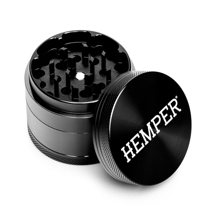 Hemper - Anodized Aluminum Herb Grinder | 4 Piece 2.2" Large Size