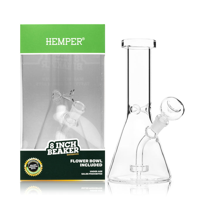 HEMPER - Beaker Bong 8"