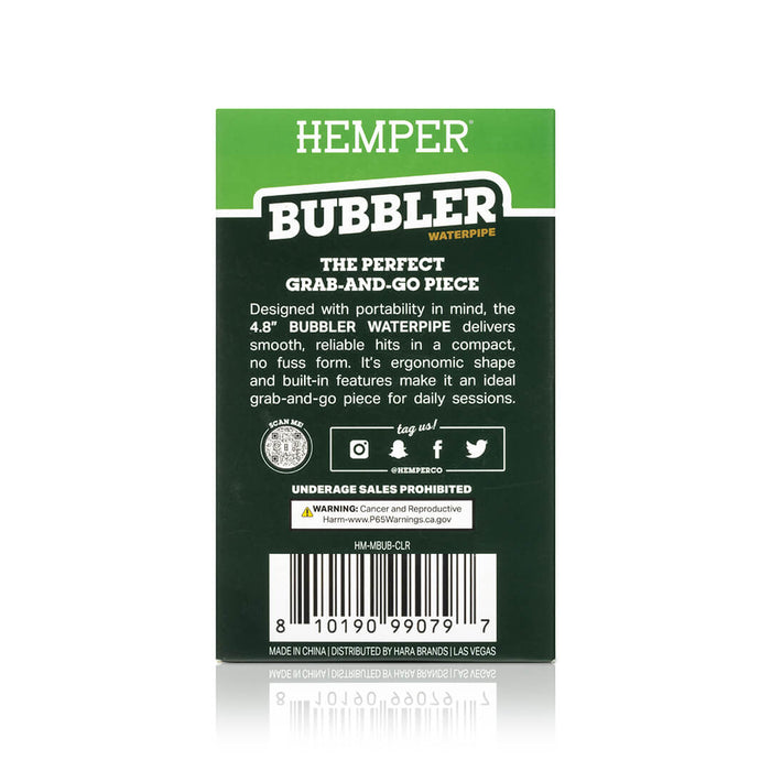 HEMPER Market Bubbler Water Pipe
