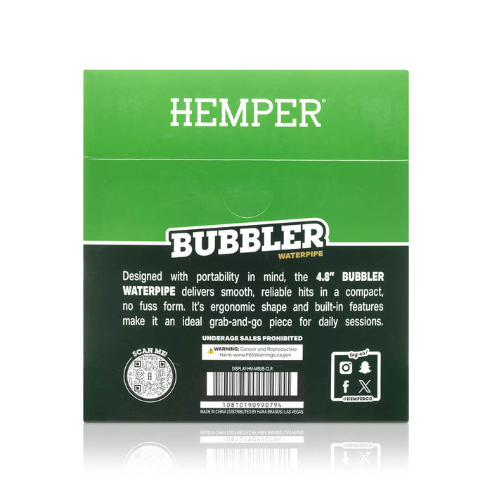 HEMPER Market Bubbler Water Pipe