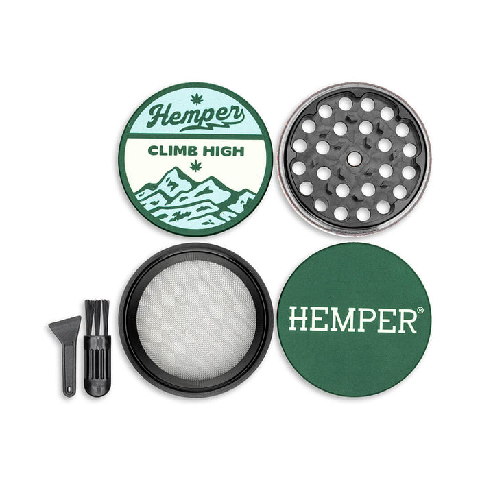 Display - Hemper - Themed Happy Camper Grinder - Large