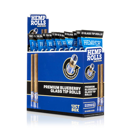 Pre-Rolled King Size Glass Tipped Hemp Rolls