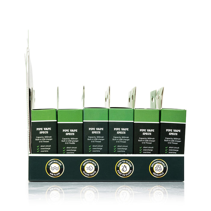 HEMPER Pipe Vape Battery - Assorted Display