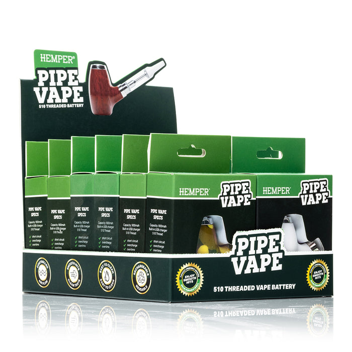 HEMPER Pipe Vape Battery - Assorted Display