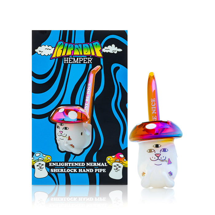 Ripndip X Hemper - Enlightened Nermal Sherlock Pipe