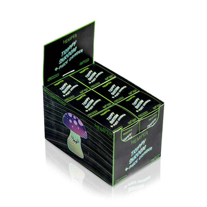 Display - Hemper - Themed Trippy Shroom Grinder - Large