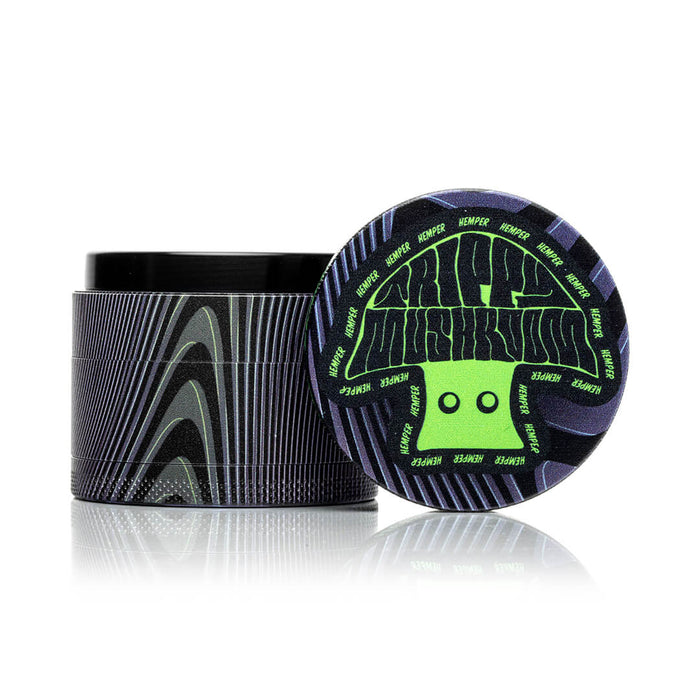 Display - Hemper - Themed Trippy Shroom Grinder - Large