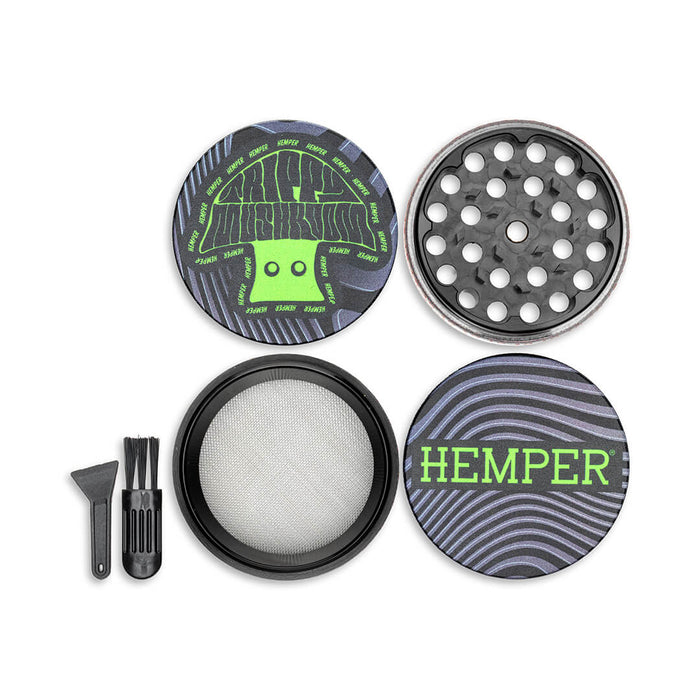 Display - Hemper - Themed Trippy Shroom Grinder - Large