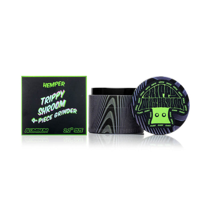 Display - Hemper - Themed Trippy Shroom Grinder - Large