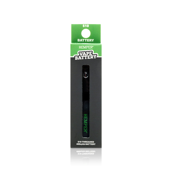 Display - Hemper Regular 510 Battery Pen With Stock Usb Charger - 18ct