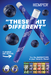 Hmap - Letter-Sized Window Cling - Blueberry Flavor Display