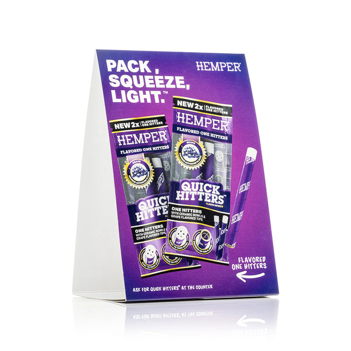 HMAP - Table Tent - Quick Hitter - Grape