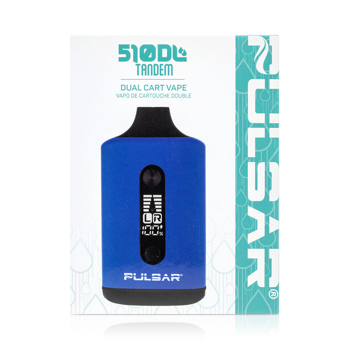 Pulsar 510 Dl Tandem Dual Cart Vaporizer - 650mah / Blue