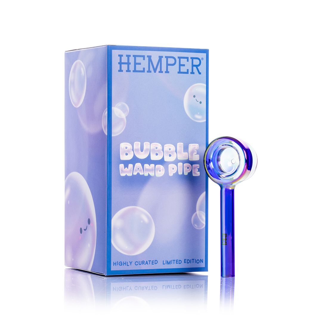 Hemper - Bubbles Wand Hand Pipe — Hara Brands