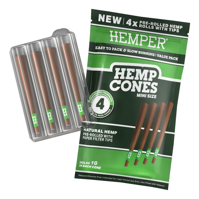 Hemper - Mini Size Cones | 4PK