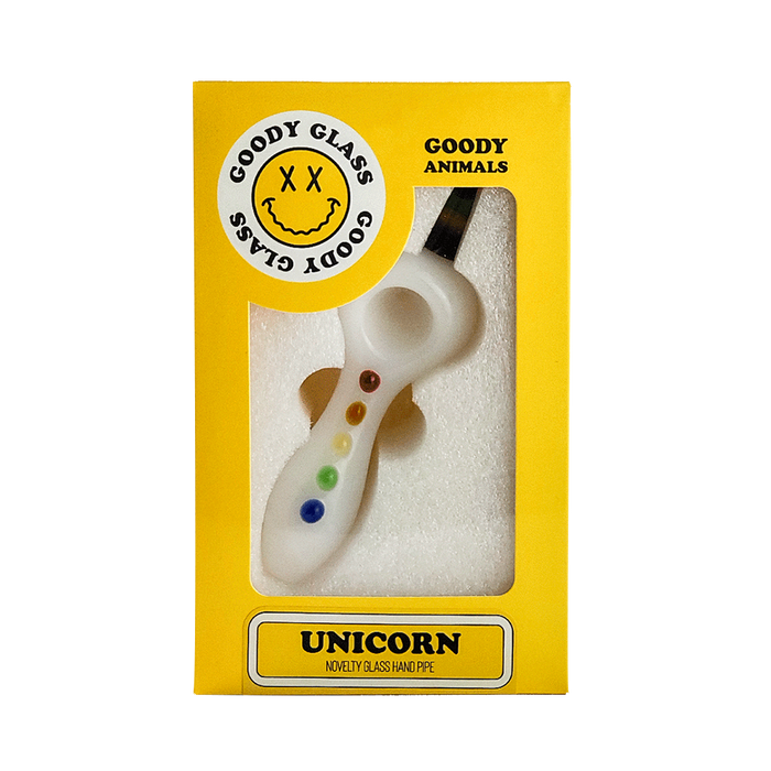 Goody Glass - Unicorn Hand Pipe