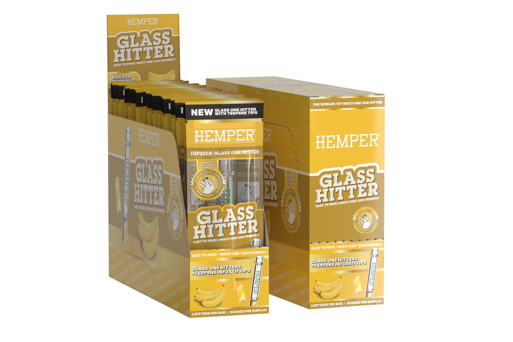 HEMPER - Banana Infused Glass One Hitter