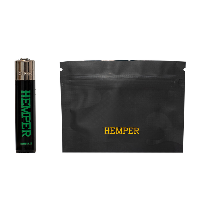HEMPER Black Camo Smell proof Bags Small