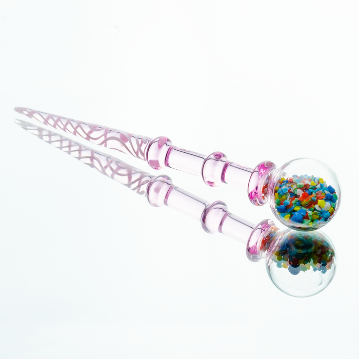 Hemper - Candy Swirl Glass Dab Tool